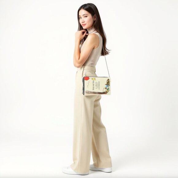 Winnie the Pooh Book Crossbody Purse - Wristlet - Book Lover Gifts - Picture 2 of 7